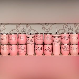 Thermal tumbler, Wine, NEW in package, Personalized, Summer Gift, Monogram